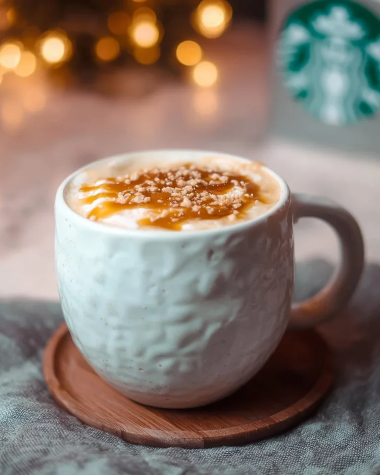 Homemade Caramel Brûlée Latte recipe mimicking Starbucks flavor