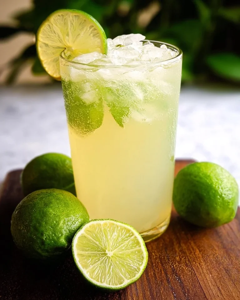 Homemade Cool Lime Refresher inspired by Starbucks