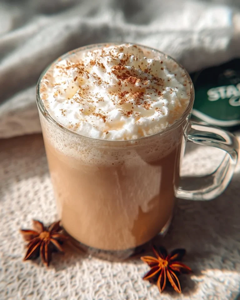 Homemade Eggnog Latte inspired by Starbucks recipe