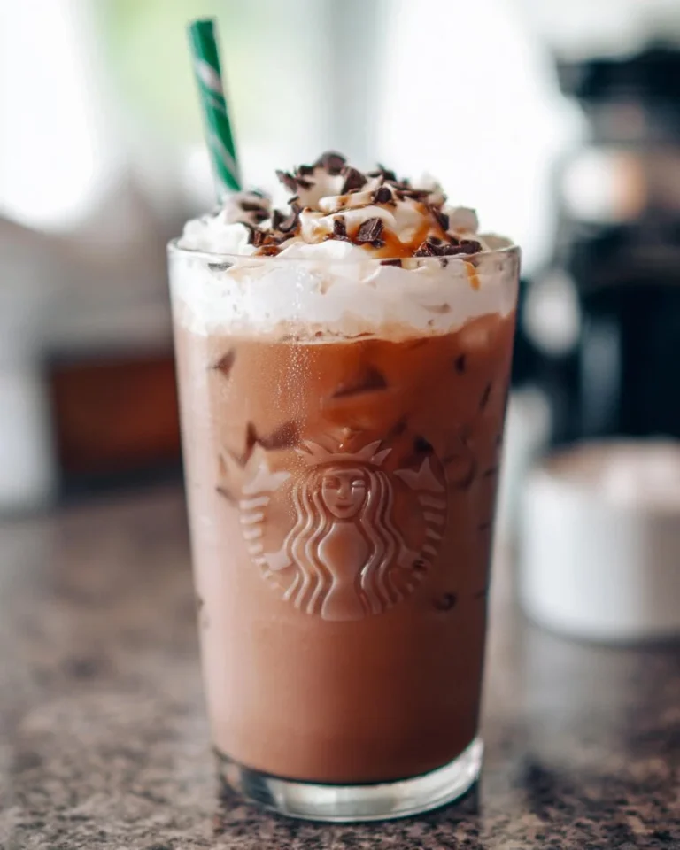 Homemade Iced Mocha Latte - Starbucks Copycat Recipe