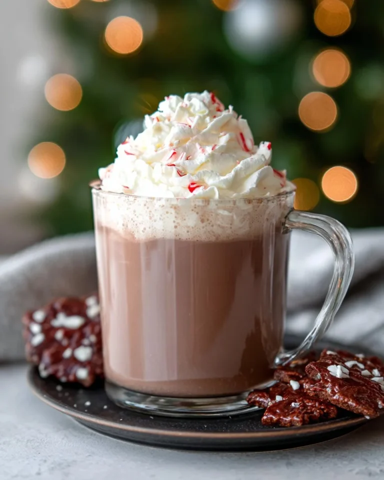 Homemade Peppermint Mocha inspired by Starbucks recipe