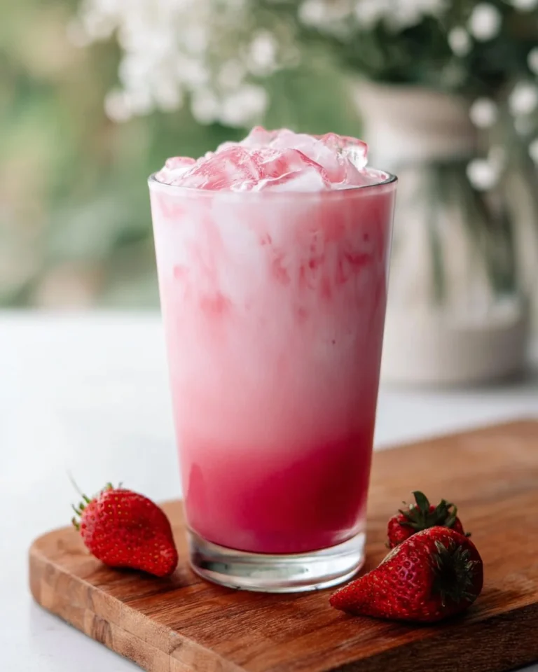Refreshing homemade Pink Drink recipe inspired by Starbucks