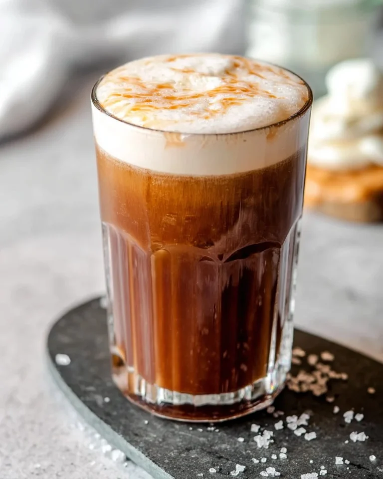 Salted Caramel Cream Cold Brew Starbucks Copycat recipe