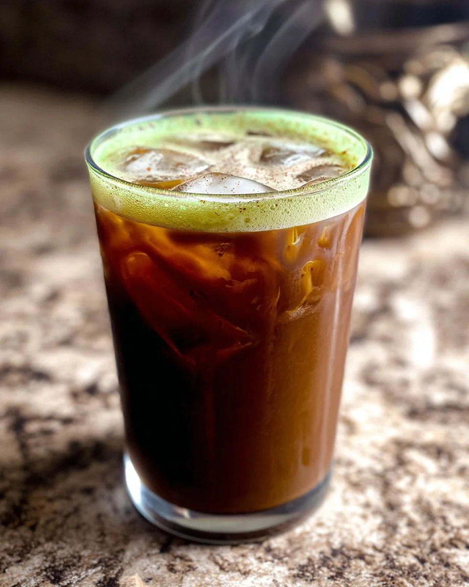Homemade Elphaba's cold brew coffee inspired by Starbucks recipe