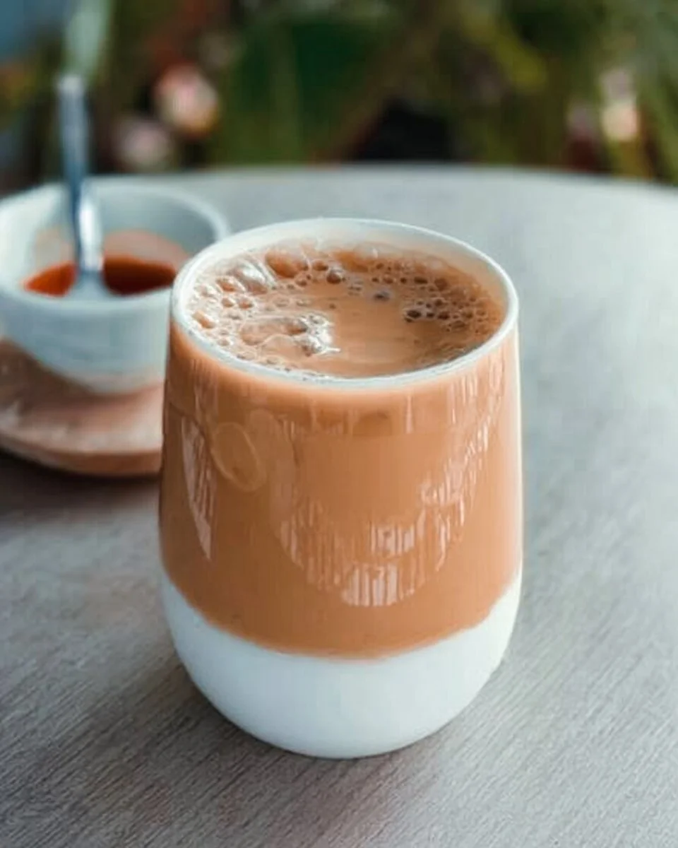 Cup of Royal Milk Tea with a smooth and creamy texture