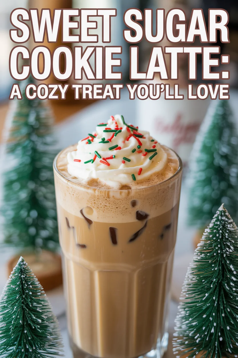 Sweet Sugar Cookie Latte: A Cozy Treat You'll Love