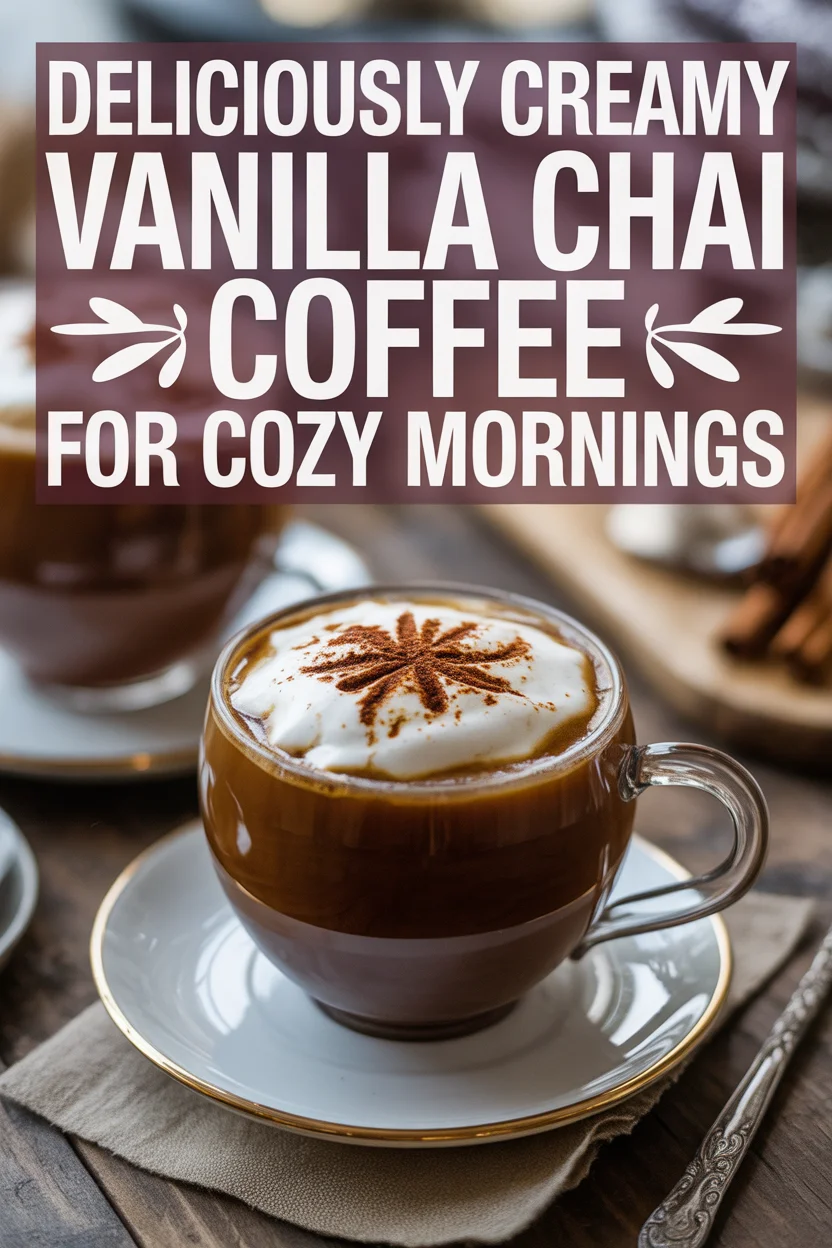 Deliciously Creamy Vanilla Chai Coffee for Cozy Mornings