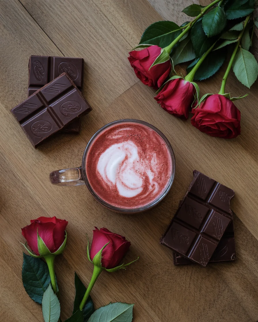 Indulge in a Cozy Red Velvet Latte at Home