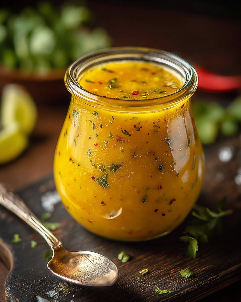 Sweet and Spicy Mango Salad Dressing
