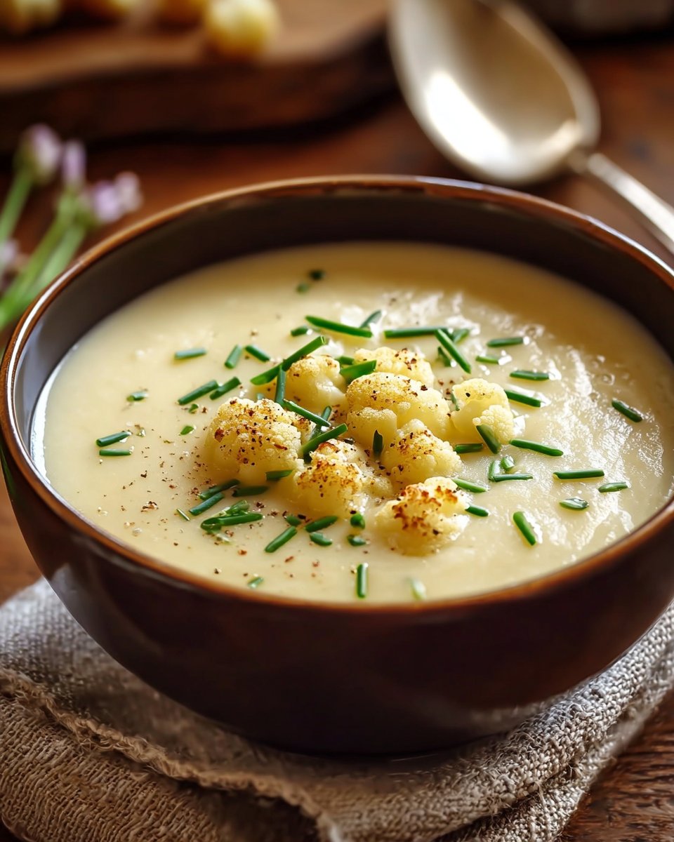 Cauliflower Cheddar Soup