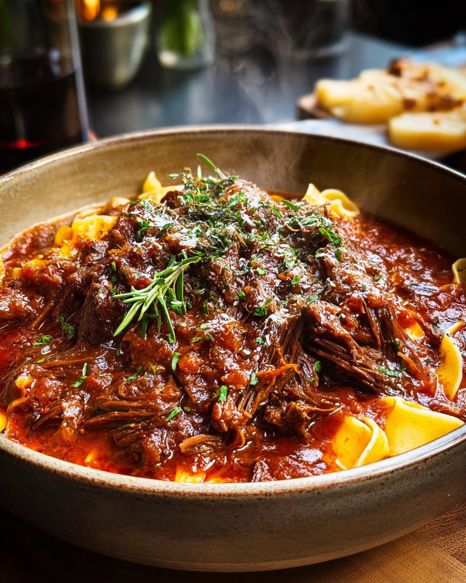 Slow-Cooked Short Rib Ragu