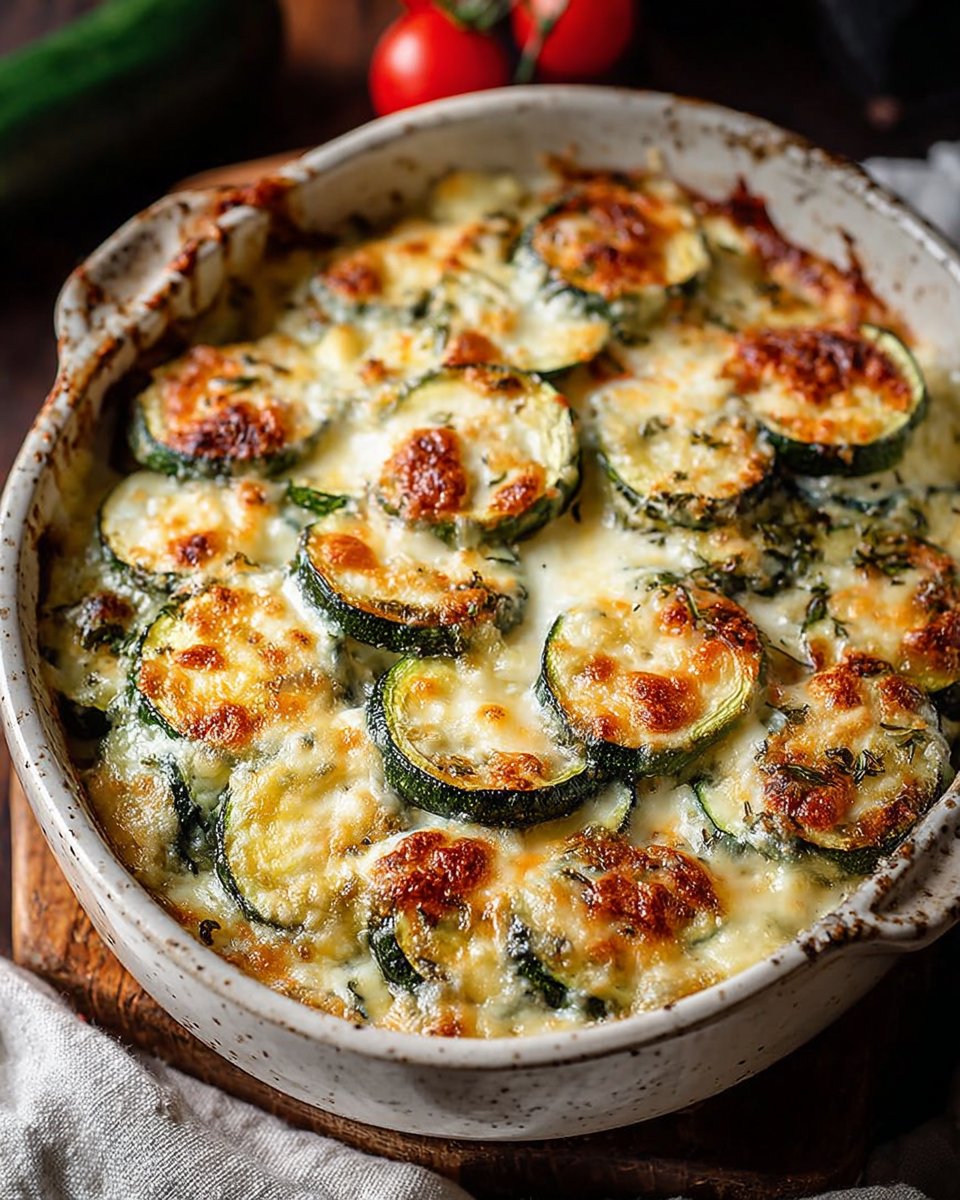 Baked Zucchini and Cheese