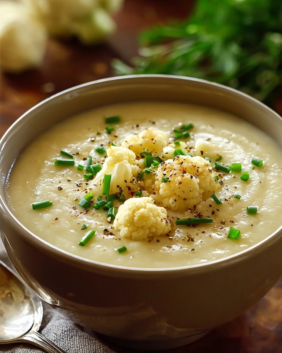 Cauliflower Cheddar Soup
