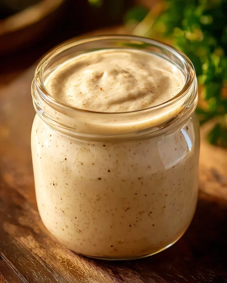 Delicious homemade copycat Blooming Onion Sauce in a bowl