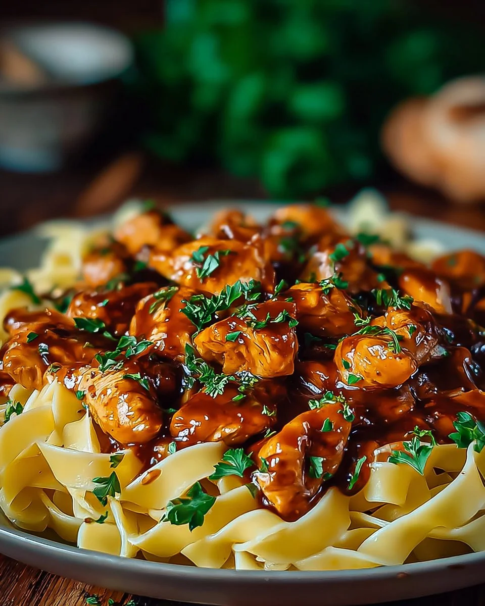 Spicy Cajun Honey Butter Chicken served with a side of vegetables on a plate.