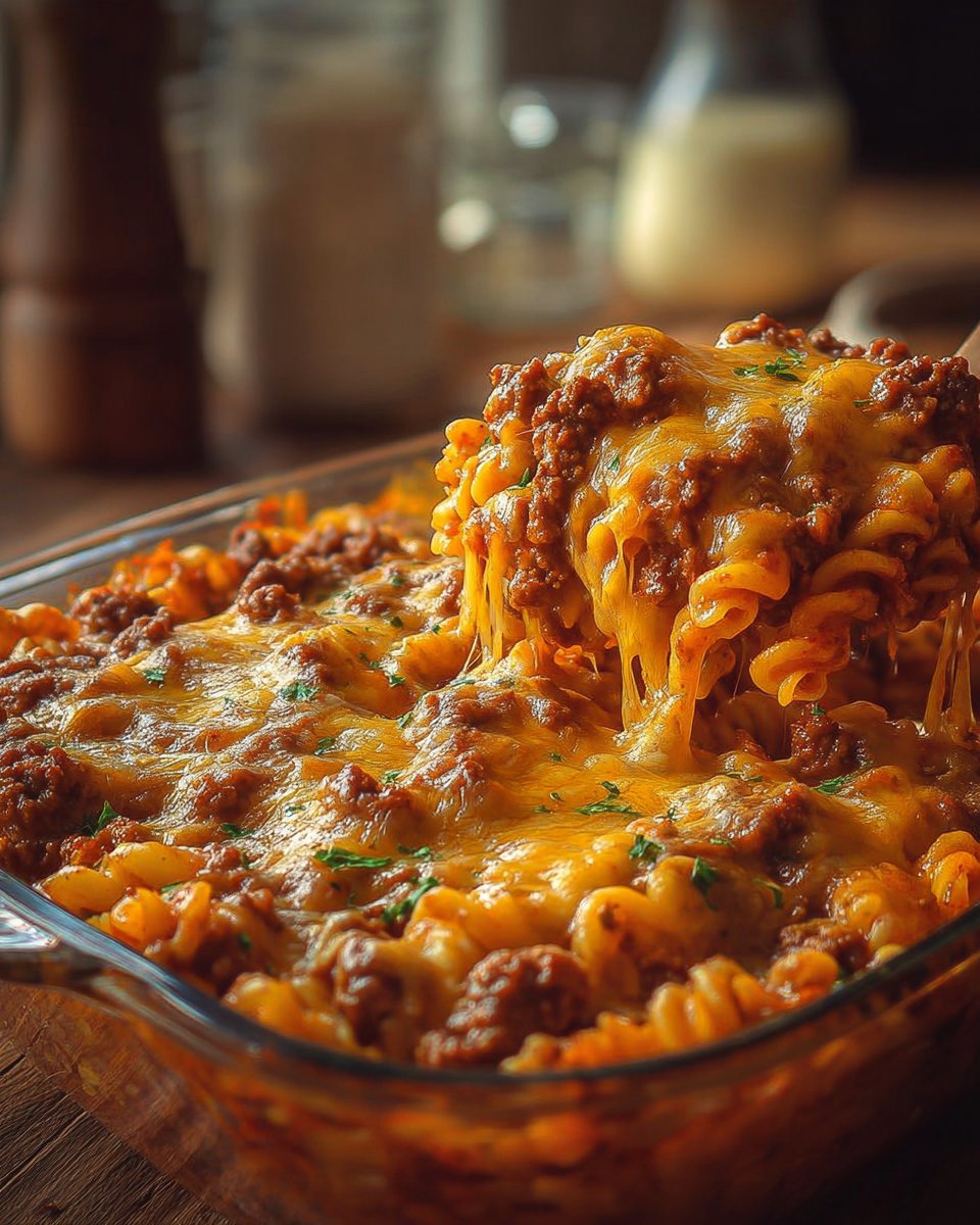 Cheesy Hamburger Casserole Taste