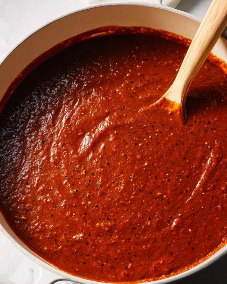 A bowl of authentic Italian gravy served with pasta.