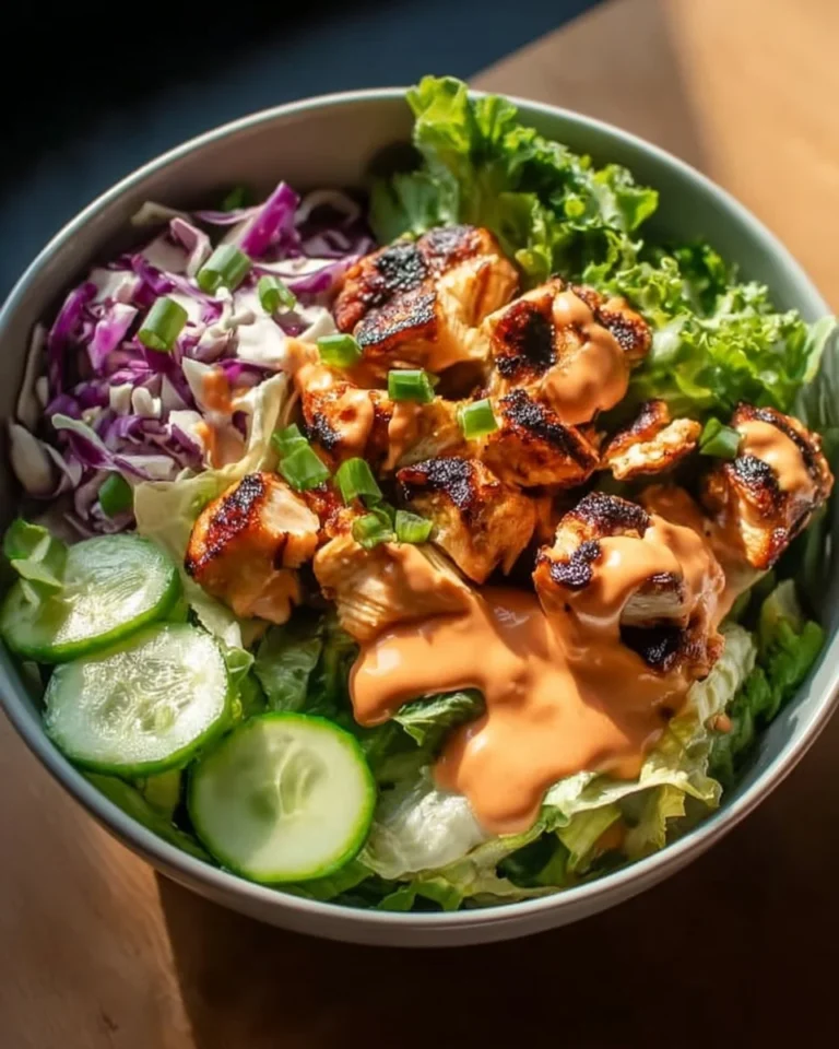 Bang Bang Chicken Bowl with vibrant ingredients and bold flavors