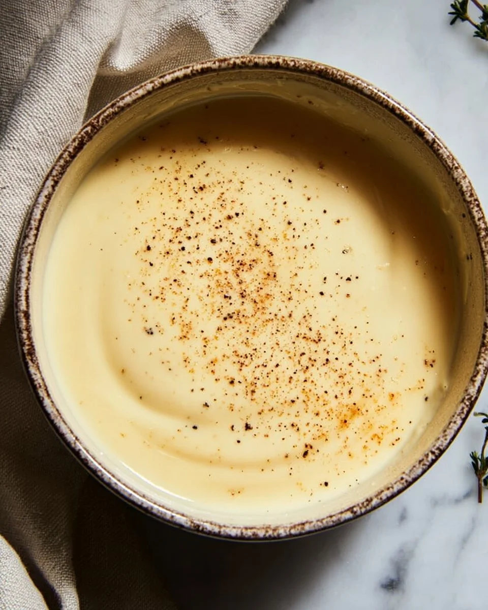 Basic white sauce preparation for pasta and other dishes