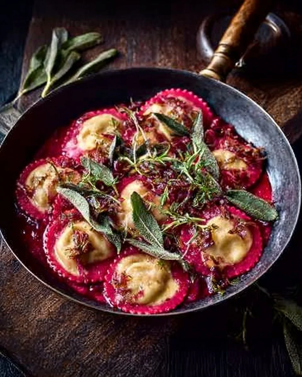 Beetroot Fiorelli with Sage Butter Recipe | Waitrose & Partners