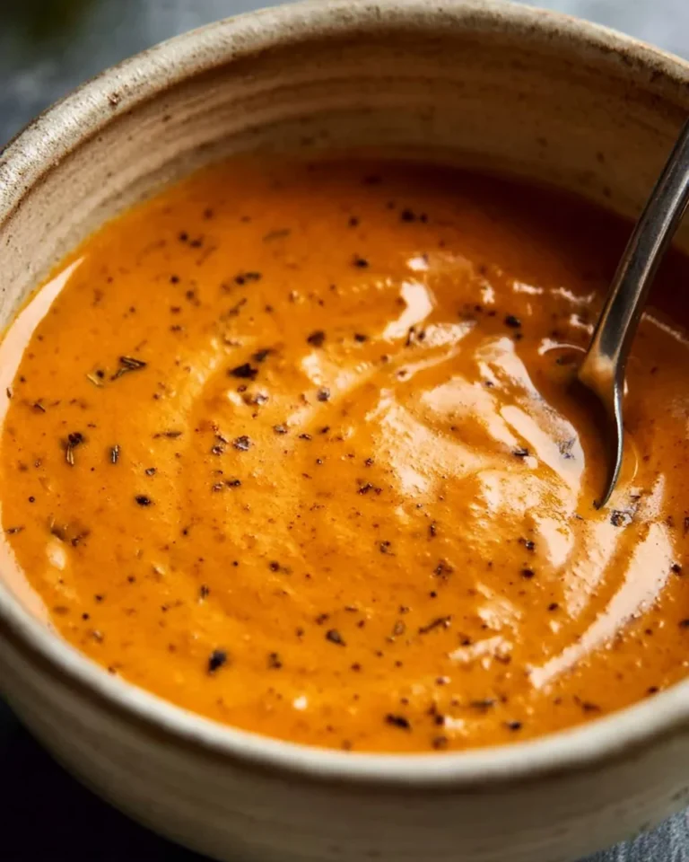 Delicious Chipotle Sauce with Garlic and Sour Cream in a bowl