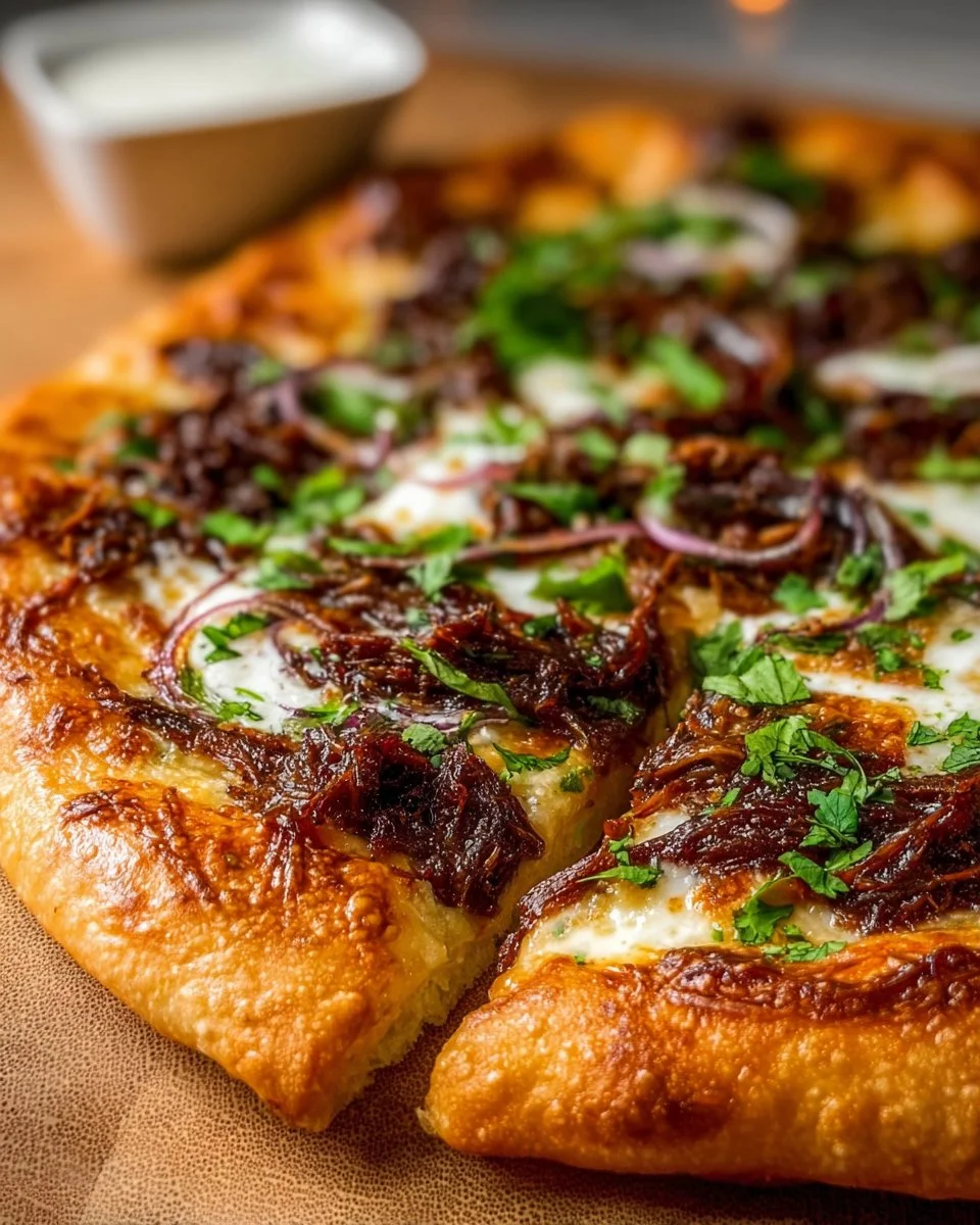 Crispy Oven-Baked Birria Pizza