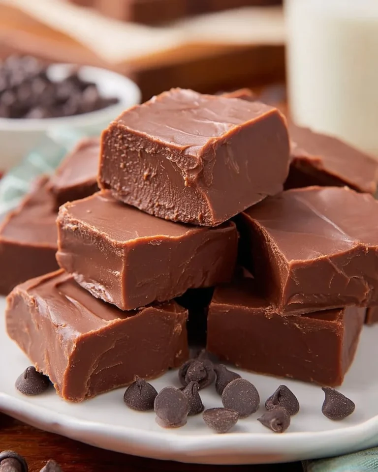 Easy fudge recipe with creamy texture and chocolate flavor