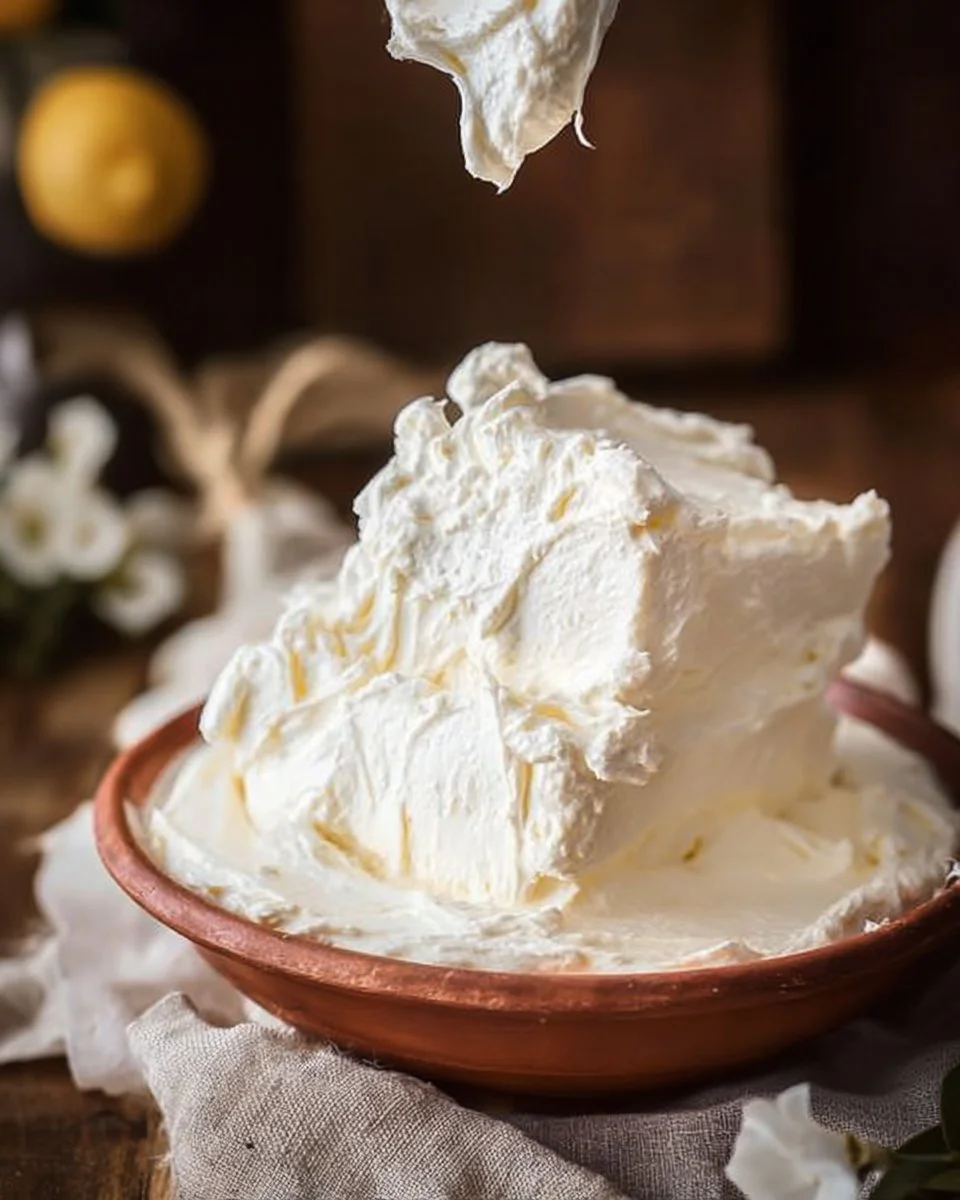 Homemade Mascarpone Cheese
