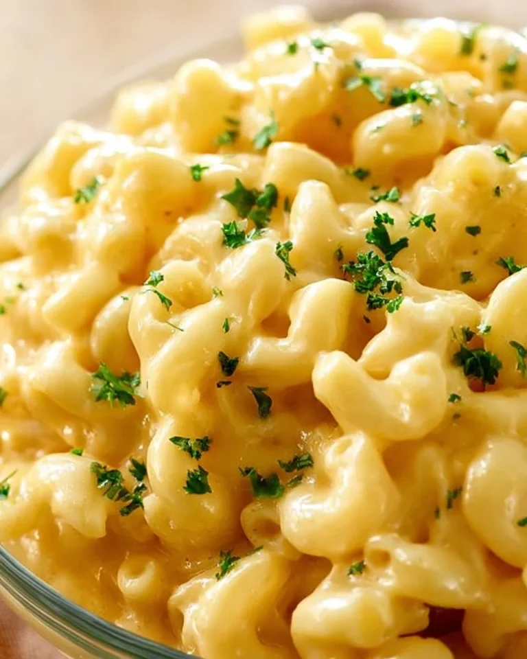 Delicious Instant Pot macaroni and cheese served in a bowl