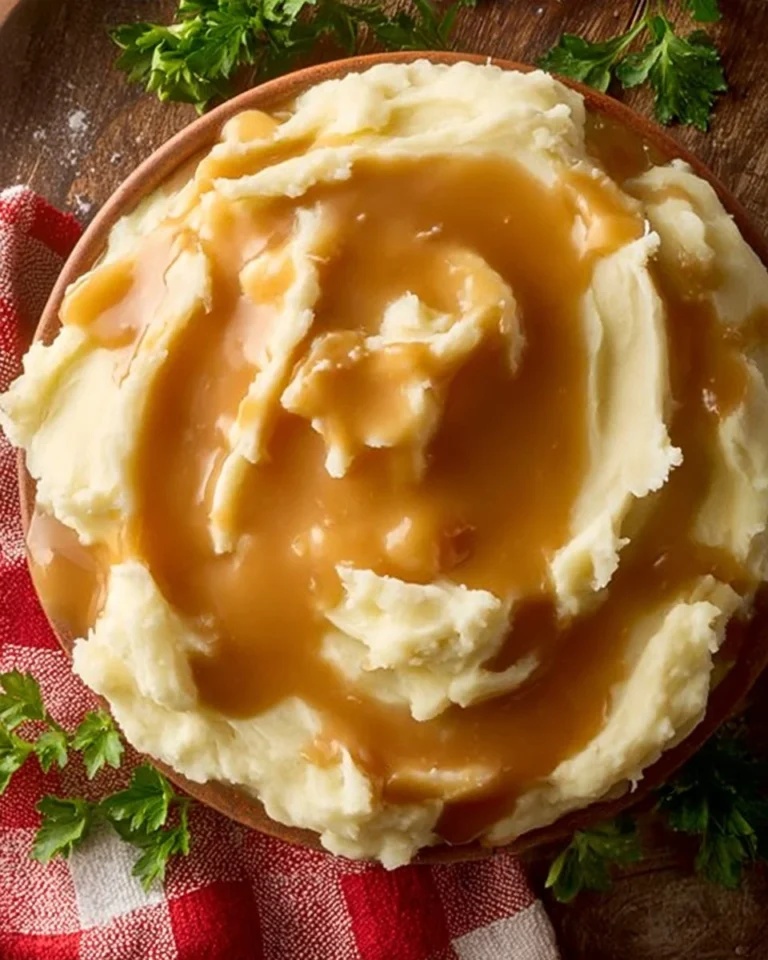 Delicious homemade KFC gravy recipe copycat served in a bowl