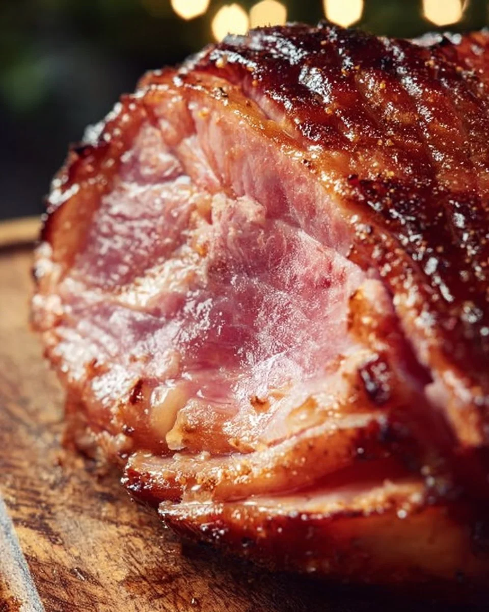 Orange Honey Glazed Ham