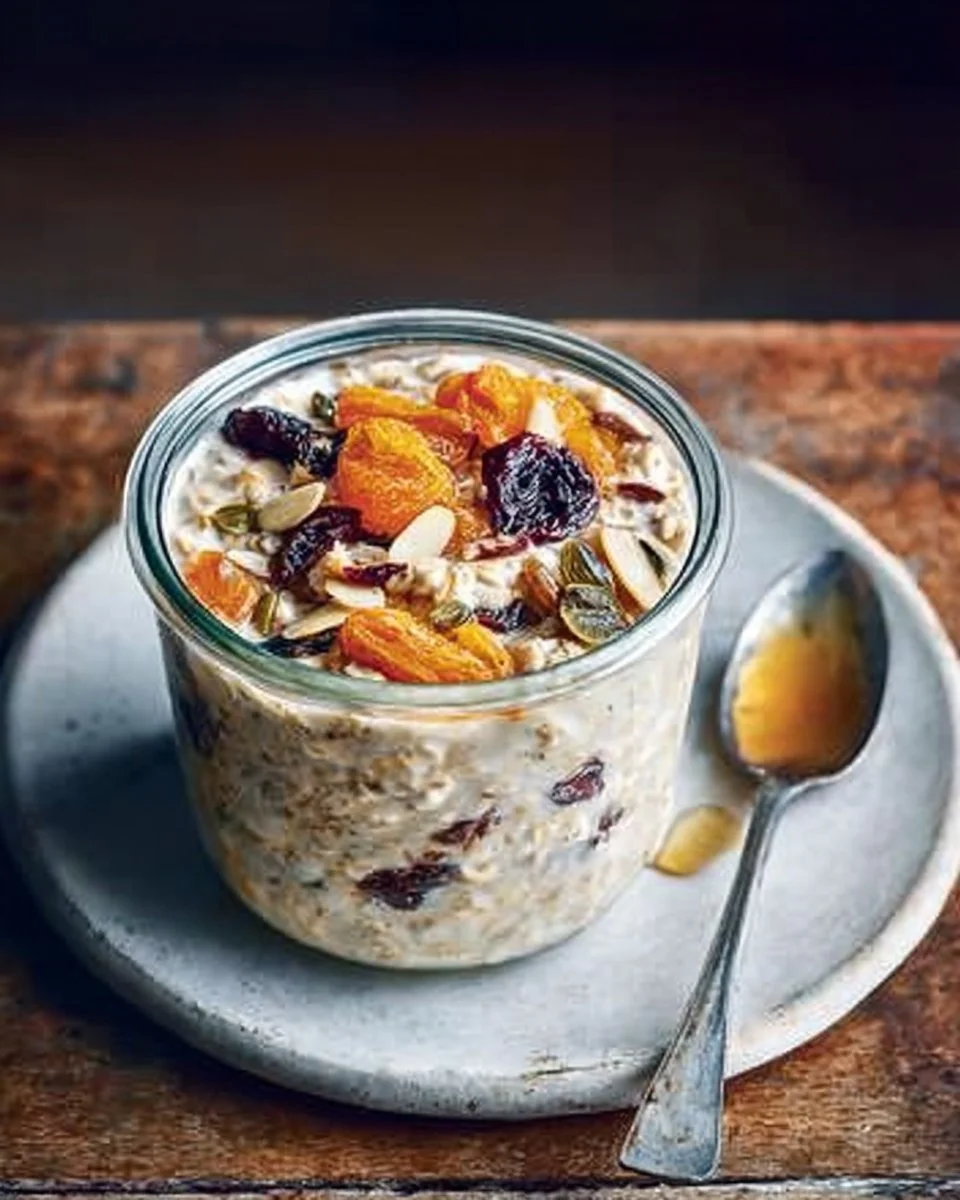 Overnight Oats With Tea-soaked Dried Fruit Recipe | Waitrose & Partners