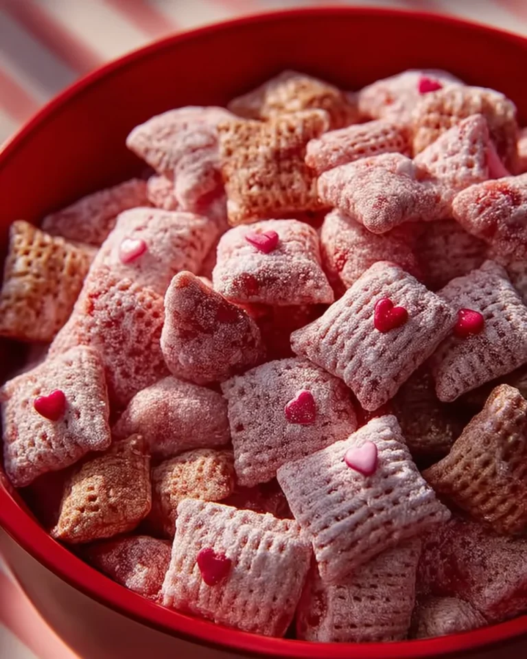 Delicious Strawberry Chex Mix for Valentine's Day