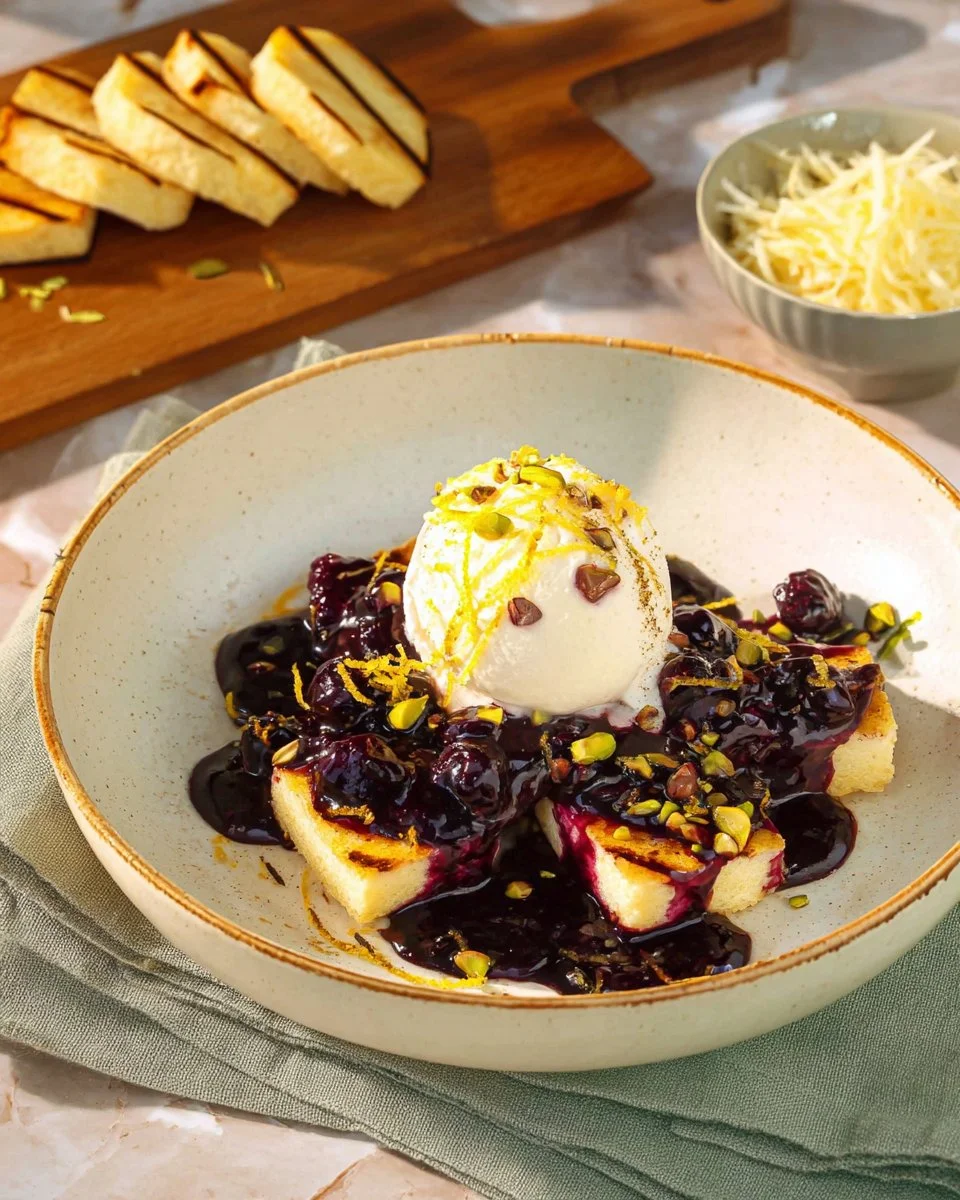 Blueberry Compote Two Ways