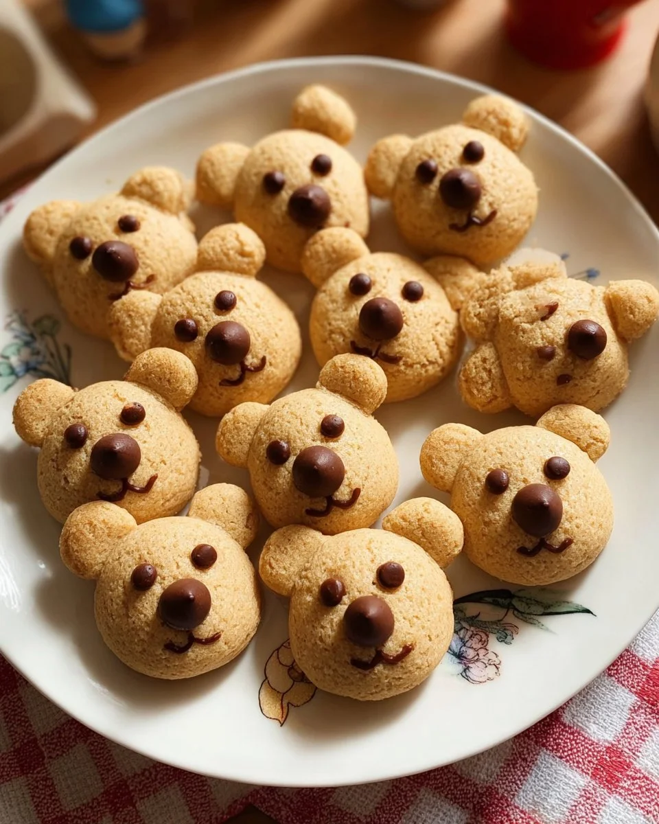 Brown Butter Maple Shortbread Bear Cookies Freshly Baked