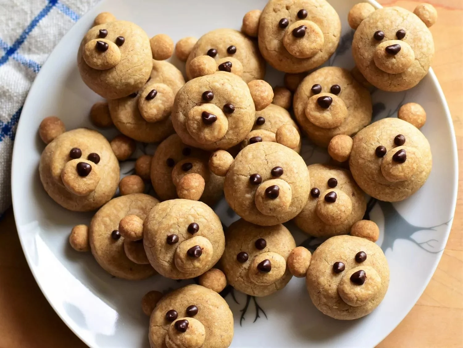 Brown Butter Maple Shortbread Bear Cookies