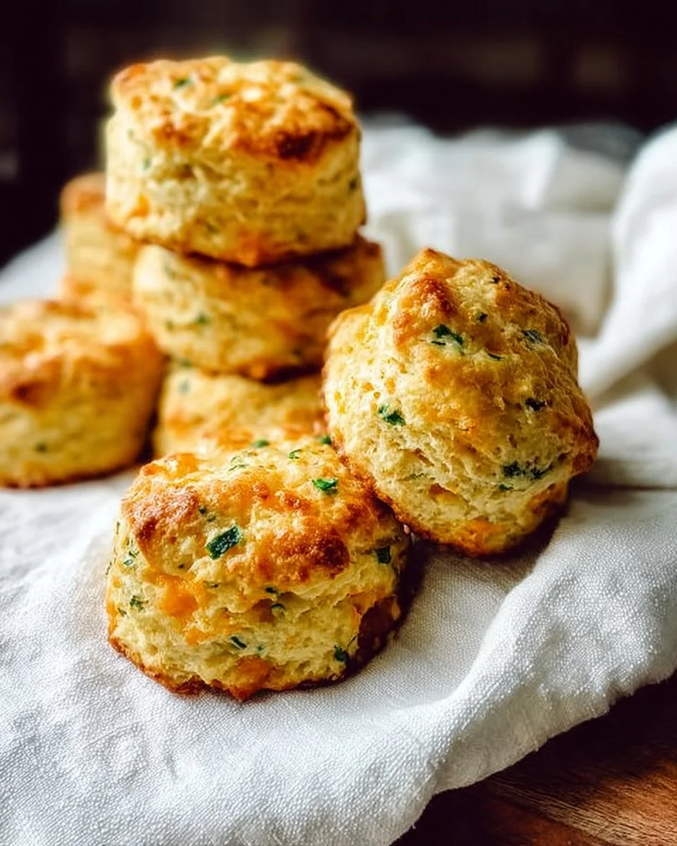 Cheddar Garlic & Chive Buttermilk Biscuits