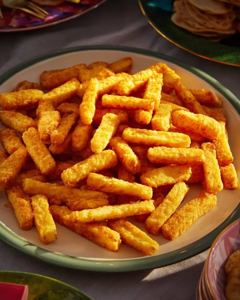 Freshly baked cheese straws served in a bowl