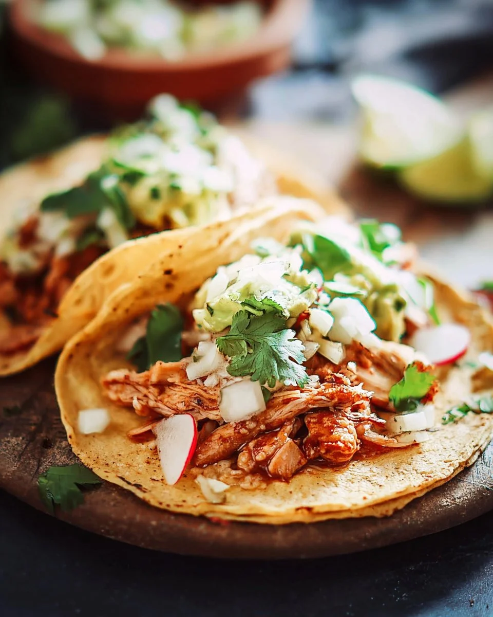 Chorizo and Chicken Tacos