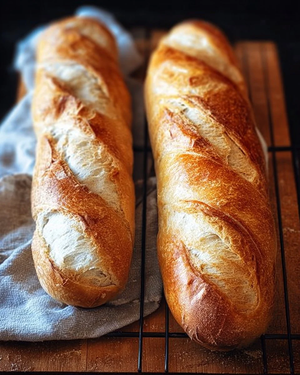 Easy French Bread Baguettes