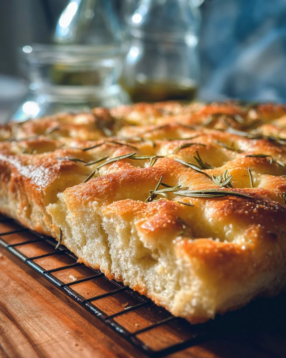 Homemade Basic Rosemary Focaccia