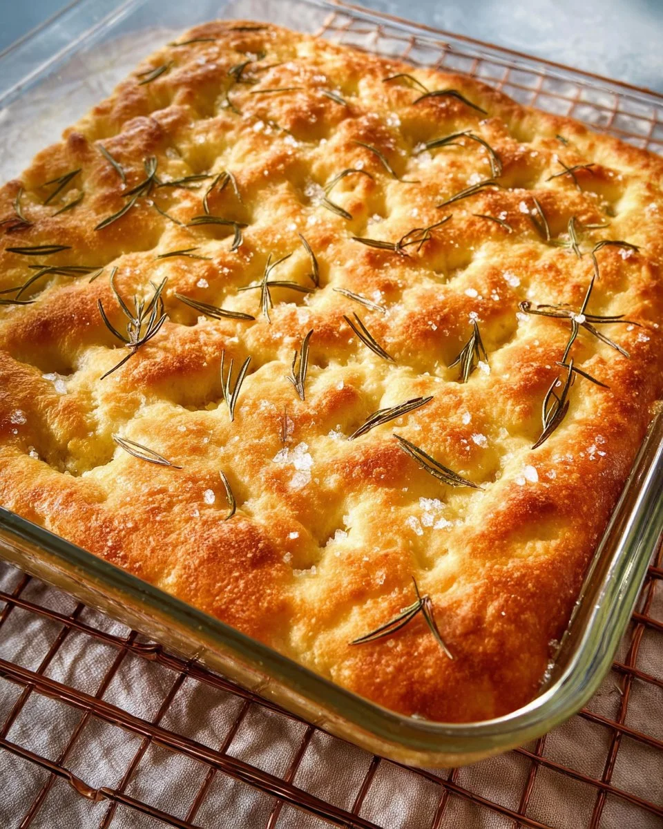 Homemade Basic Rosemary Focaccia