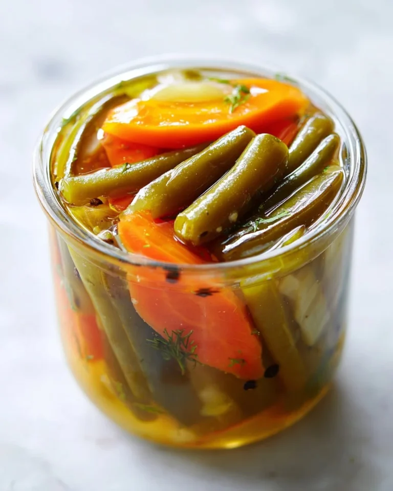 Jars of homemade pickled jalapeños with fresh ingredients