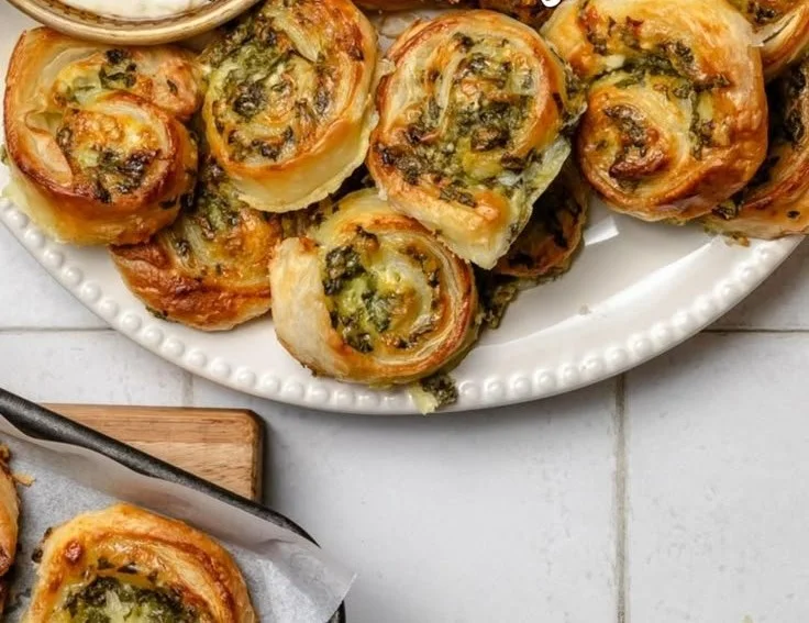 Spinach and Feta Pinwheels