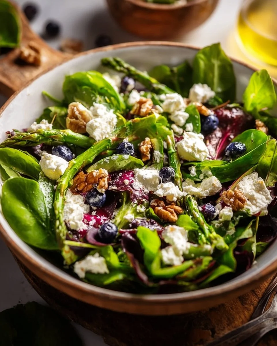 Best Easter Spring Salad with Goat Cheese