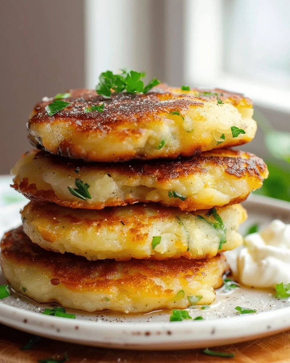 Cheesy Potato Latkes Recipe – Crispy, Golden, and Comforting