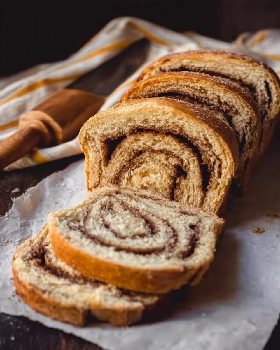 Cinnamon Streusel Swirl Bread
