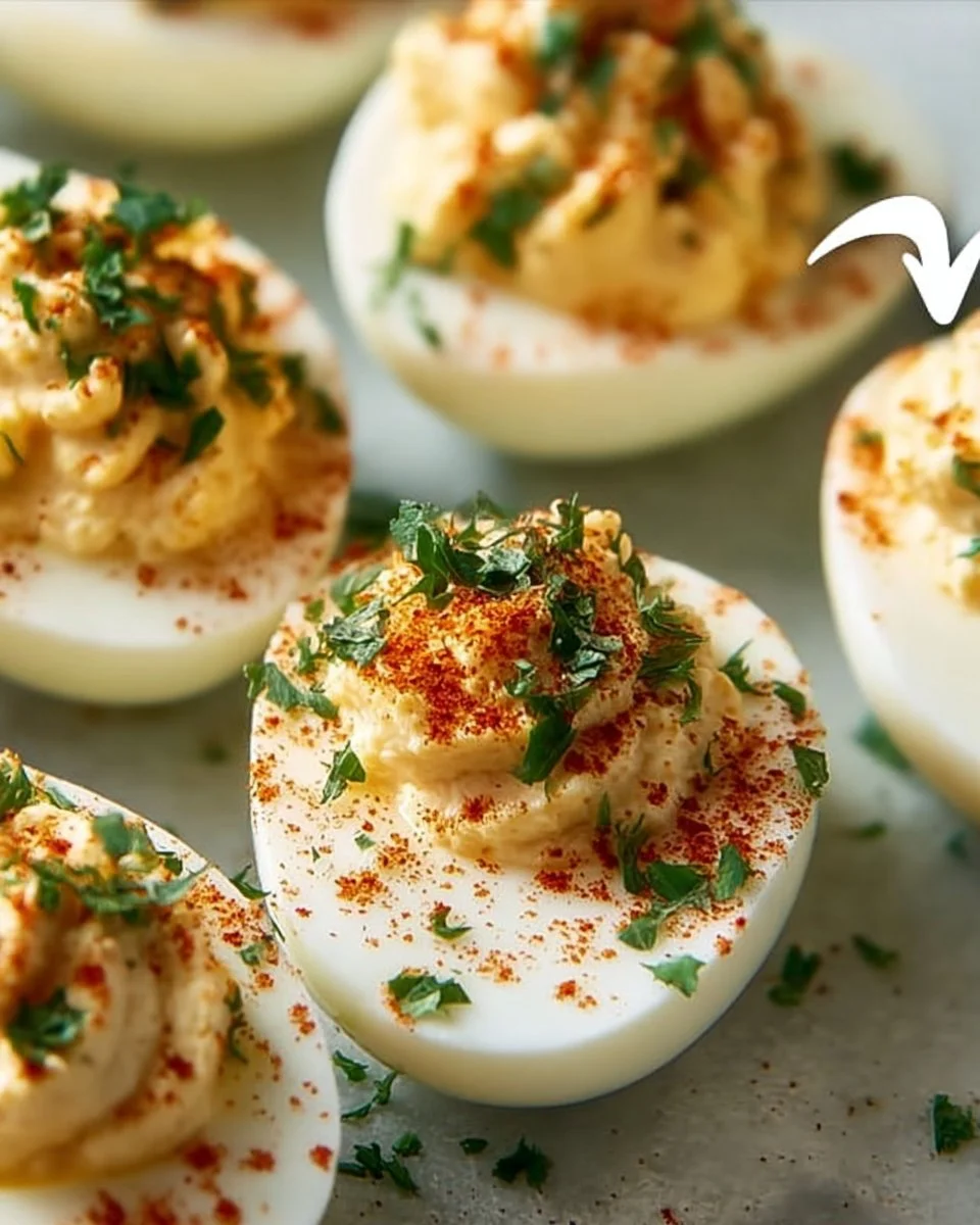 Cottage Cheese Deviled Eggs
