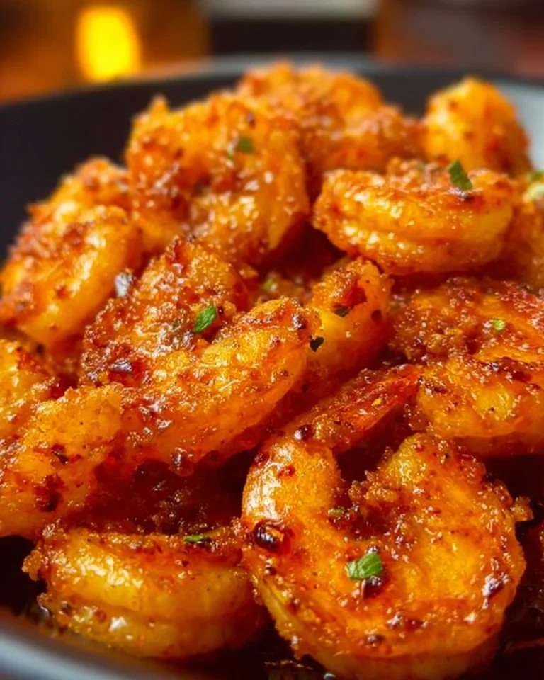 Crispy Buffalo Shrimp appetizer made in the air fryer