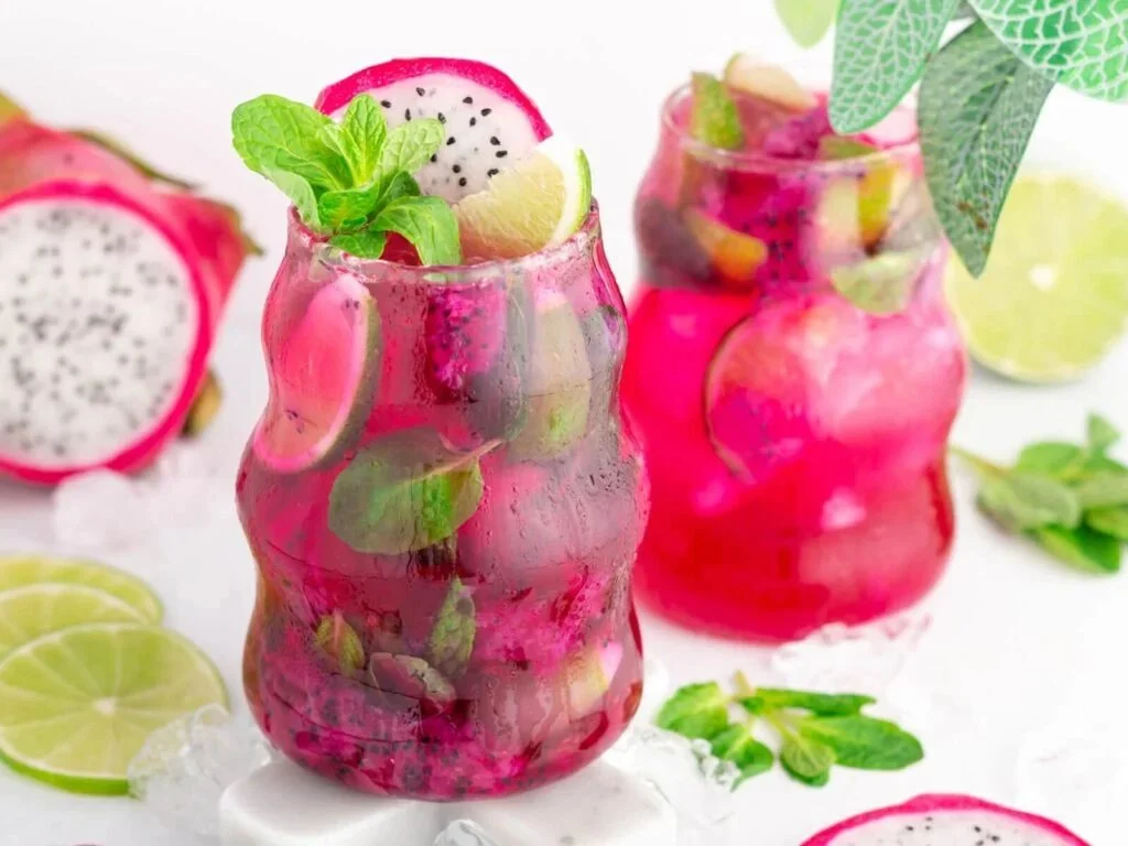 Dragonfruit Mojito Mocktail